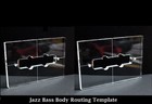 Jazz Bass Pickup Cavity Routing Template For Body Acrylic