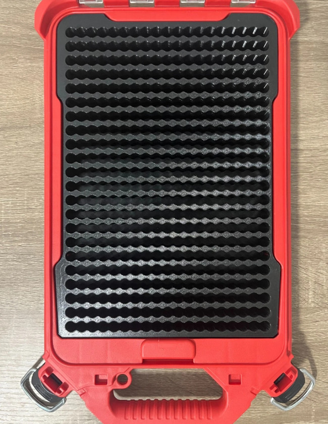 Ammo Organizer Insert for Milwaukee Packout – Storage for 9mm Ammo