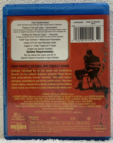 Reservoir Dogs (Blu-ray Disc) - Bild 2 von 3