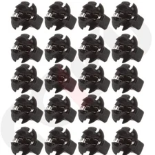 20pcs Instrument panel light T10 194 168 LED 1/2" Socket bulb Twist holder