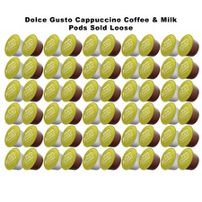 Nescafe Dolce Gusto Cappuccino Milk and Coffee Pods 30, 60, 100 Capsules
