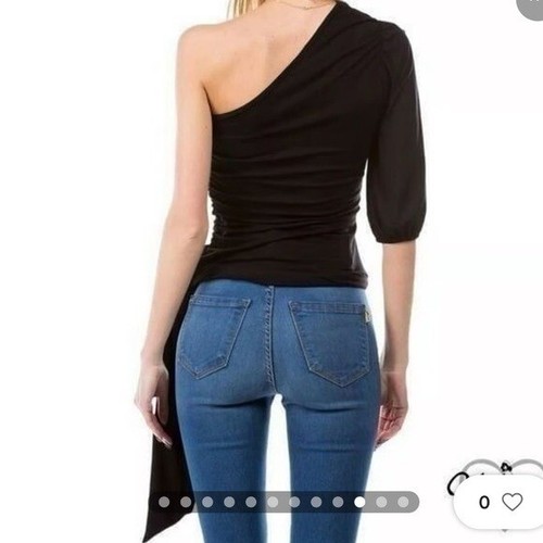 abbeline X South Moon Under One Shoulder Top NWT size Medium - Picture 2 of 14