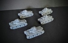 1/72nd Scale French H39 Tank Platoon For Model Railways Resin 20mm Scale