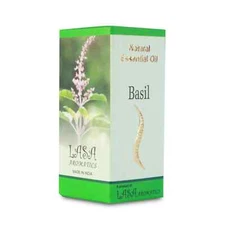 Lasa Aromatics 100% Pure And Natural Fragrance Basil Essential Oils - 10 Ml