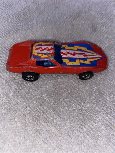 Hot Wheels Redline Corvette Stingray Red Flying Colors Vtg 1975 Hong Kong Mattel - Picture 4 of 5