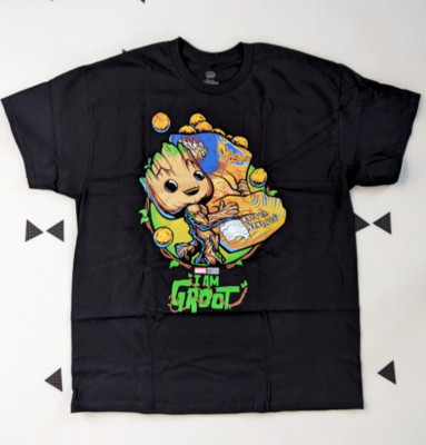 I am Groot T-shirt + Enamel Pin Funko Pop Tees XL Guardian of The Galaxy