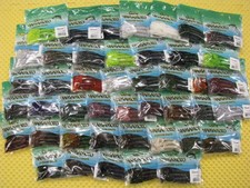 Yamamoto Hula Grub 97-10-296 Rootbeer Black Green Flake 5 In Soft