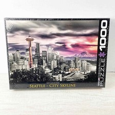 Seattle City Skyline Eurographics City Collection 1000 Piece Jigsaw Puzzle NEW