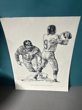 1960 Shell Oil Company Captain Andy Robustelli NY GIANTS HOF 11”x14” Print!