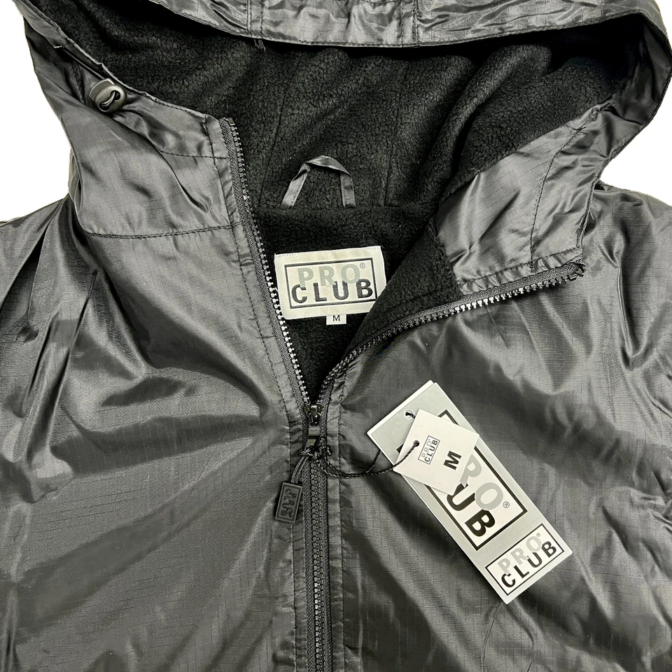 Pro Club Men's Fleece Lined Windbreaker Jacket - Image 3 of 3