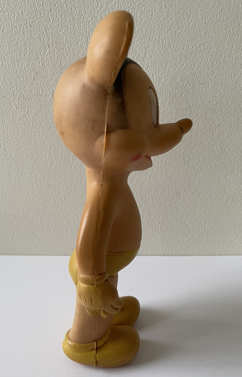 Vintage 1940s 1950s Walt Disney Sun Rubber Micky Mouse Squeeze Toy 