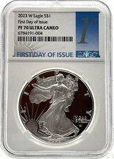 2023-W Proof $1 American Silver Eagle NGC PF70UC FDI First Label