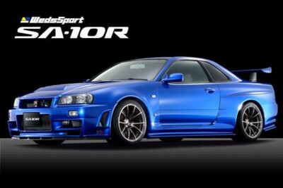 Weds WedsSport/SA-10R 4-wheel set 18X8.5J +35 5x114.3 Color: BLC 