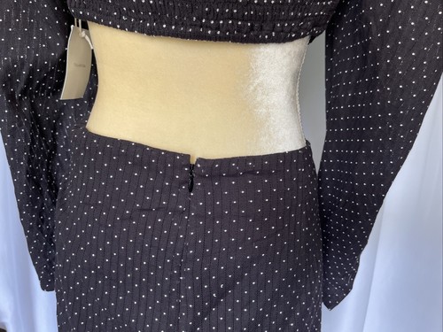 Tularosa Tiffany Cutout Ruched Mini Dress in Black & White Size XL - Picture 11 of 14