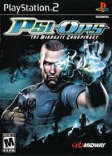 Psi-Ops Mindgate Conspiracy Playstation 2 Disc W/ Flawed Case/Manual