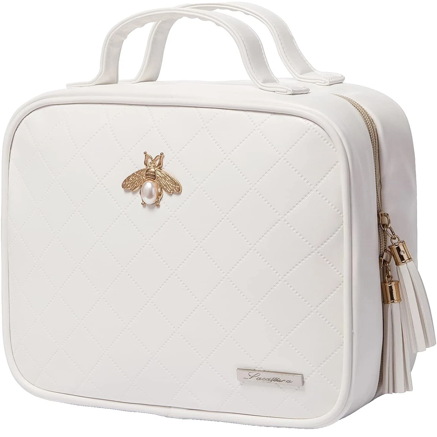 Сумки и чехлы для косметики из белой кожи