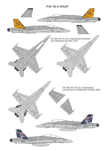 1/144 Decals: F-18 Hornet in RAAF #DMF14429 : MARK1 - Picture 4 of 4
