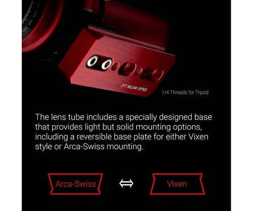 William Optics RedCat 51 Flatfield APO Rifrattore Full Frame 51/250 mm, L-RC51 - Foto 6 di 12