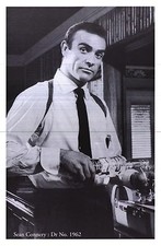 MOVIE POSTER ~ Sean Connery James Bond 24x36" Dr. No 1962 Smirnoff Vodka Martini