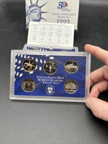 U.S. Mint Proof Set of 9 Coins 1999 - Picture 2 of 5