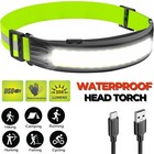 <!--F#f_0-->COB LED Headlamp USB Rechargeable Headlight Torch Work Light Bar Head Band Lamp<!--F/-->