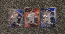 Michael Conforto 2020 Select Lot Of 3 Cards 1xRed /199, 2xBlue /149