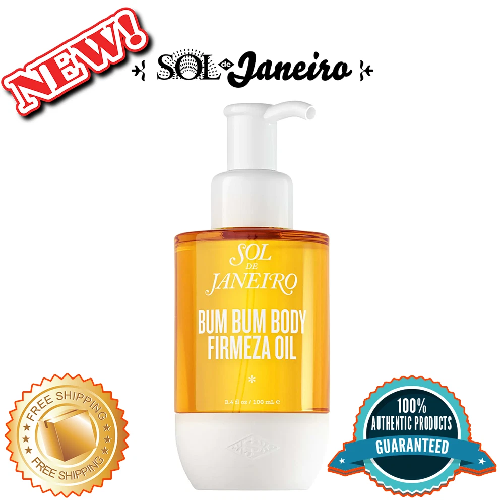 Sol de Janeiro Bum Bum Firmeza Firming & Debloating Body Oil, Free Ship,  3.38 oz
