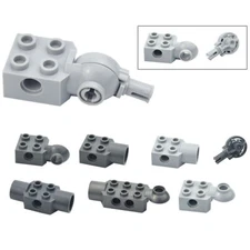 Socket Loop Parts For Lego Technic Rotation Joint Ball + Mod Brick W/ Pin Hole