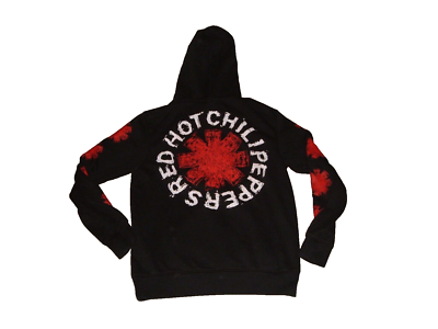 Red Hot Chili Peppers Logo HTF Hoodie Sz M 2-Sided Official Band