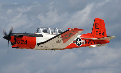 Beechcraft T 34 Mentor Trainer Aircraft Desktop Wood Model Large