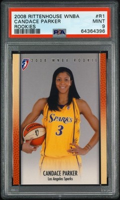 2008 Rittenhouse WNBA Candace Parker Rookie RC #R1 PSA 9 HOF LOW POP