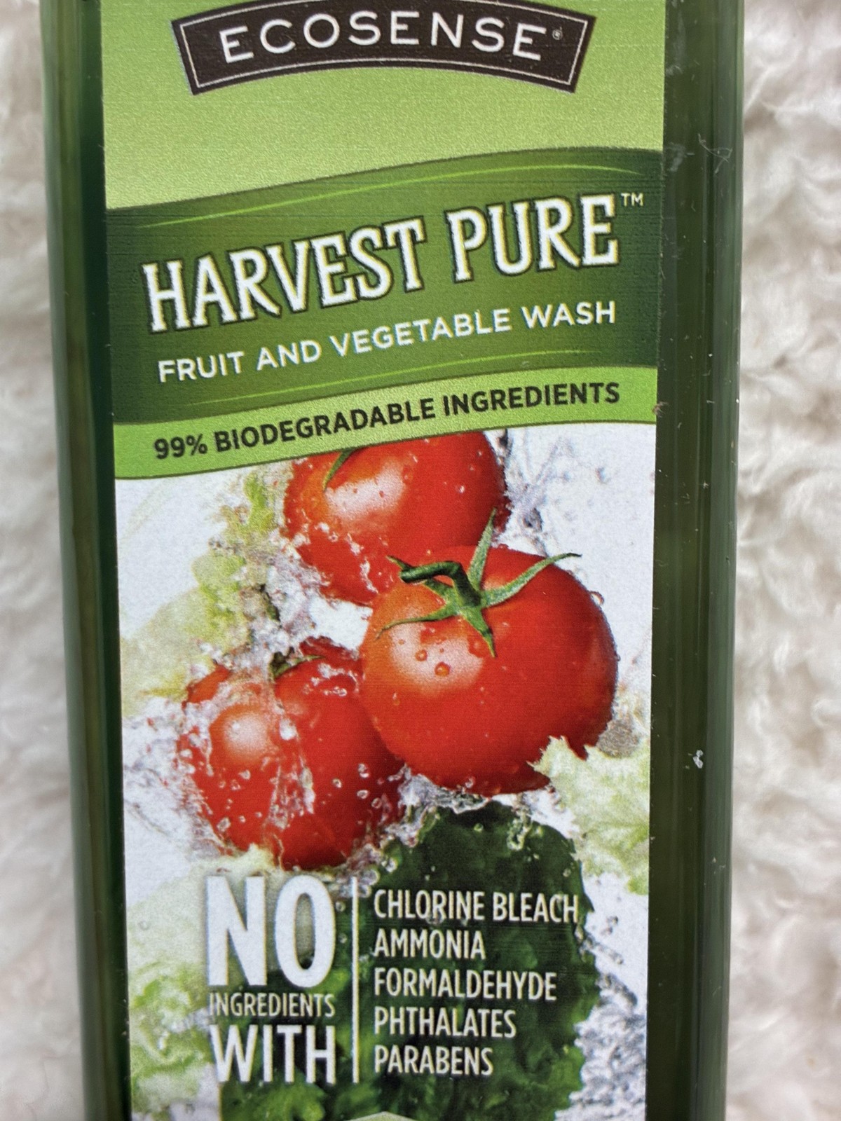 Ecosense Harvest Pure Fruit & Vegetable Wash 8 fl oz 99% Biodegradable Formula