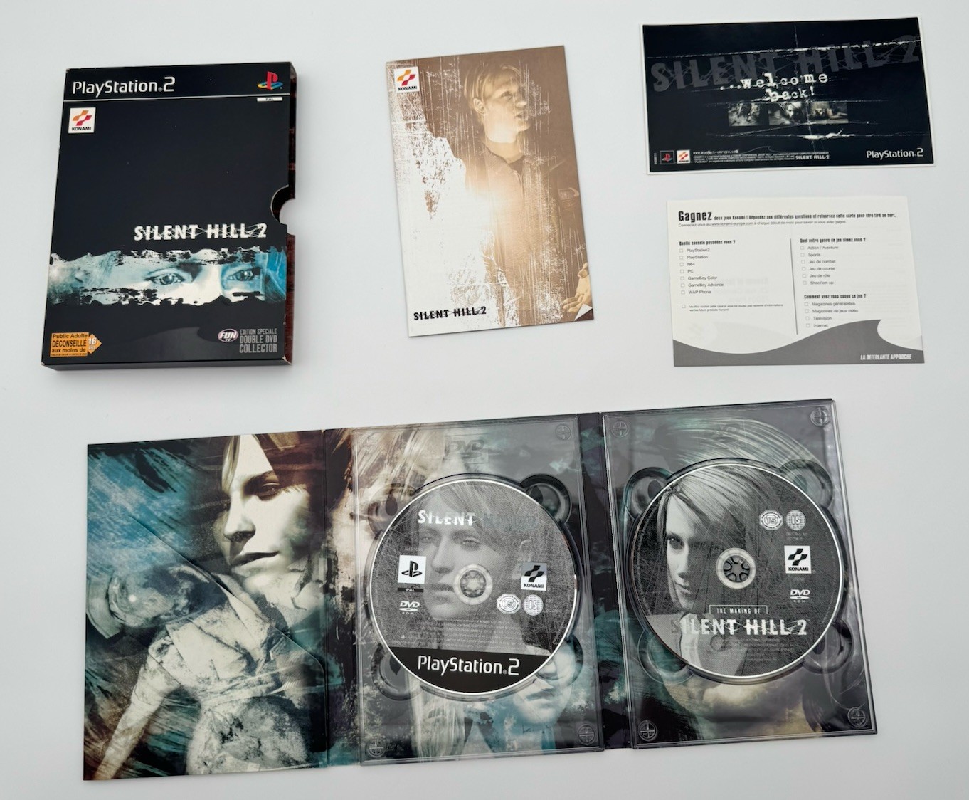 Silent Hill 2 PS2 Edition Collector Double DVD PAL Complet TBE