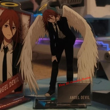 Anime Chainsaw Man Angel Acrylic Desktop Stand Collection Decor Gift