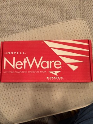 Novell NetWare Ethernet NE2000T Interface Board, docs , Untested In 1990s Box