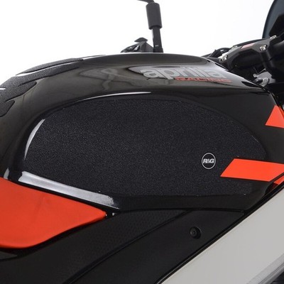 R&G RACING Tank Grip Kit 2-teilig - schwarz Aprilia Tuono V4