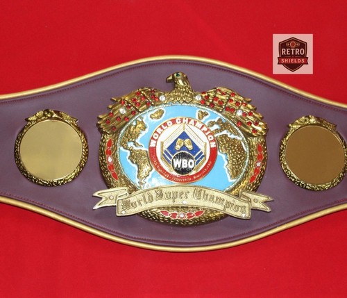 WBO Super World Championship Boxing Belt Replica Custom Champion Belt Handmade