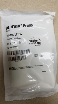 BRAND NEW - LTD2 - IPS E.MAX PRESS - Pack of 5 ingots