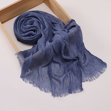 Women Headscarf Indian Headband Turban Long Scarf Muslim Shawls Head Cover Shawl