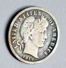 1914 D Barber Dime