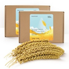 Millet for Birds 2.2lbs Sun-Dried Parakeet Food - GMO-Free Treats for Parrots