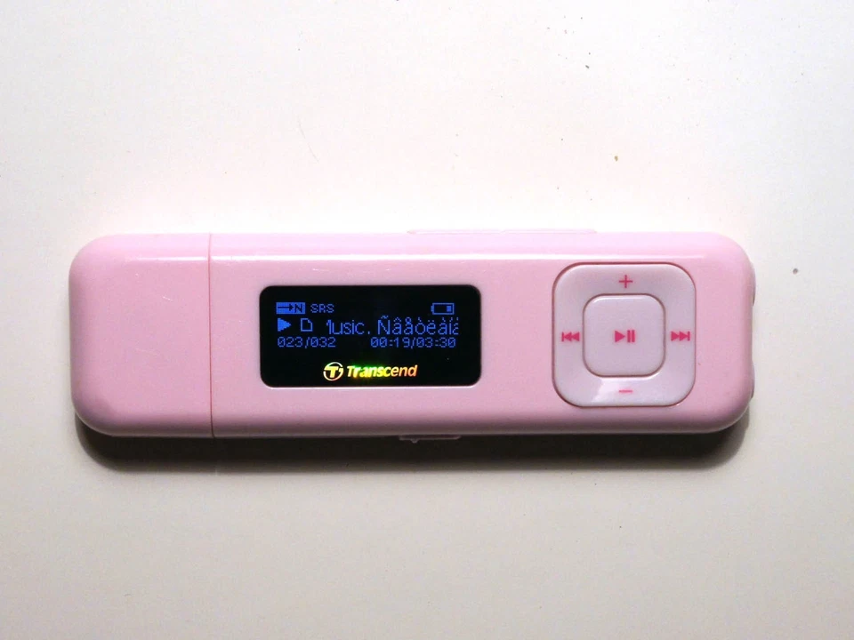 Reproductor compacto mp3 Transcend mp330 8gb rosa Foto 4 de 4