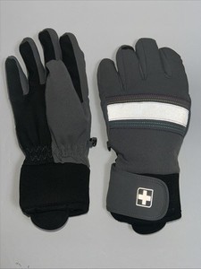 Girls Swiss Tech Kids Winter Snow Gloves Gray Size Small-Medium Kid Age 6-10