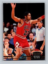 1992-93 Stadium Club #212 Rodney McCray Chicago Bulls Basketball Card