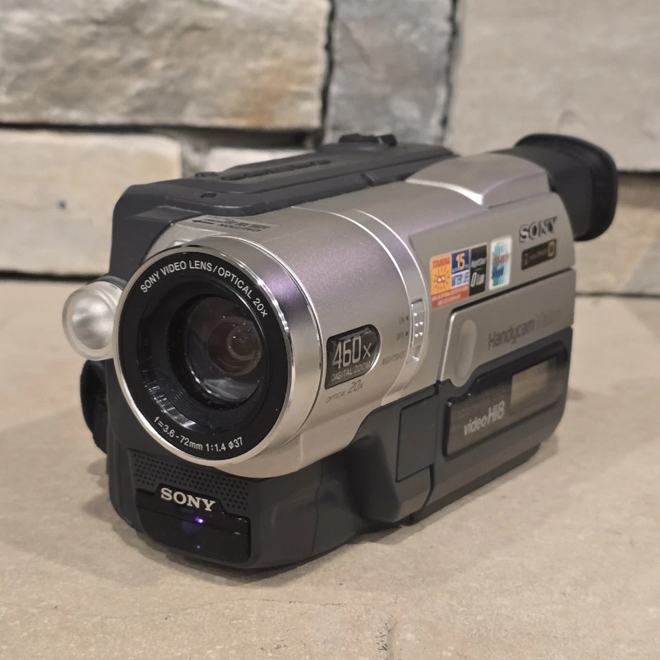 Videocámara Sony 460x Handycam CCD-TRV308 Video Hi8 Cámara de captura nocturna con bate probado Foto 4 de 4