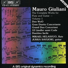 Giuliani: Works for Flute and Guitar, Vol.1 - CD K5VG The Cheap Fast Free Post