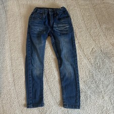 Lee Kids Unisex Skinny Fit Straight Leg Denim Blue Jeans Casual Comfy Size 6