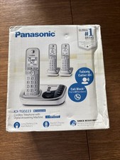Panasonic KX-TGD223 Digital Cordless Phone w/ 3 Handsets Caller ID Brand New