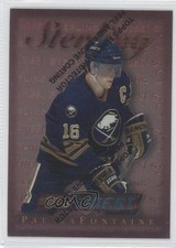 1995-96 Topps Finest Pat LaFontaine #130 HOF m5x