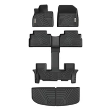 All Weather 3D Floor Mats + Trunk Cargo Liner Set for 2020-2025 Kia Telluride